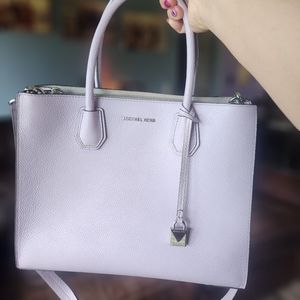 Lavender MK purse with matching coin wallet